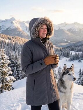 SPYDER Explorer Parka – Women’s L/G – Faux Fur Hood – Winter Coat